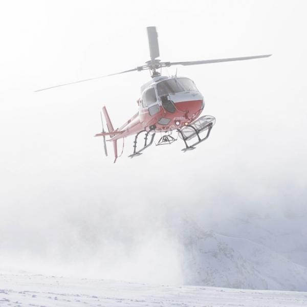 Vol vers la région de ski de Zermatt
